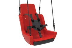 Special Needs Sensory Swing Seat with Safety Harness - Red