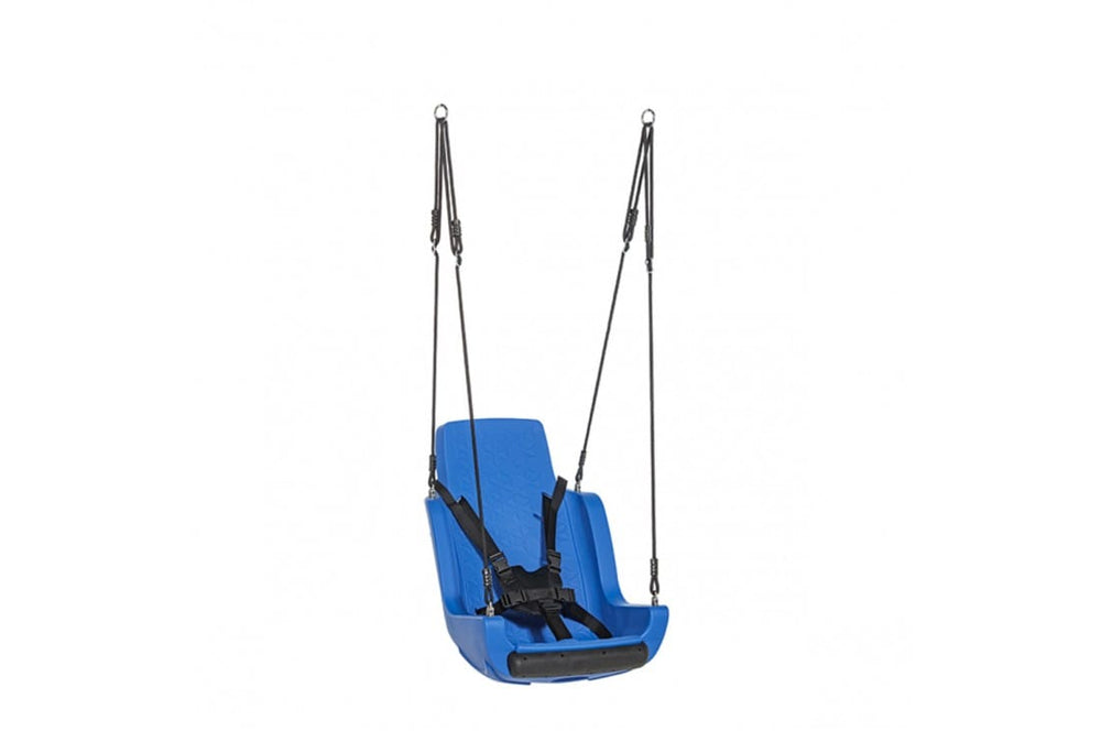 Special Needs Sensory Swing Seat with Safety Harness - Blue